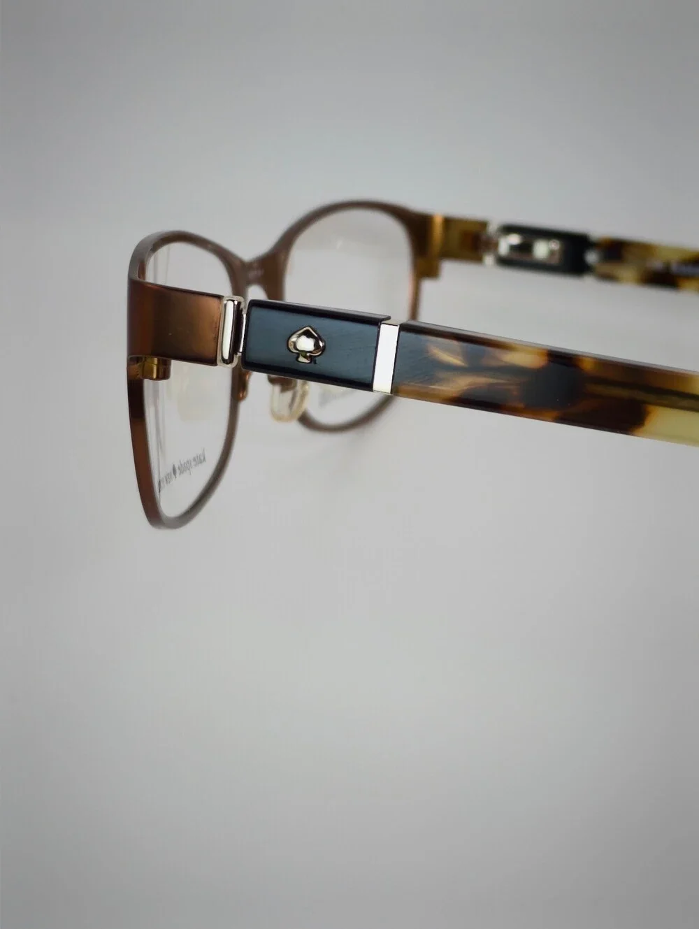 Kate Spade New York. Brown Copper  Stainless Steel Eyeglass Frames.